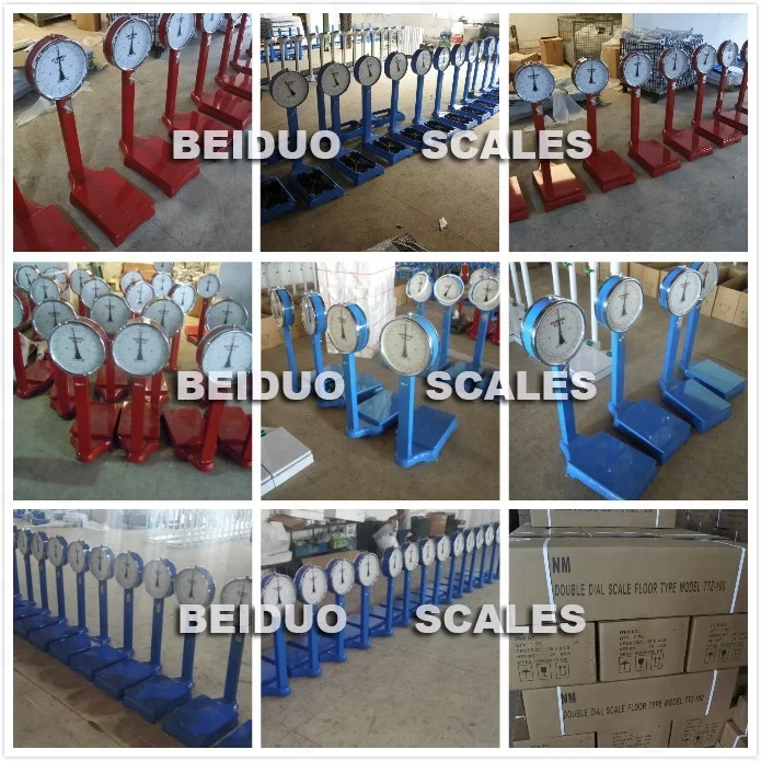 Double dial platform scales spring dial scales double sided weighing scales