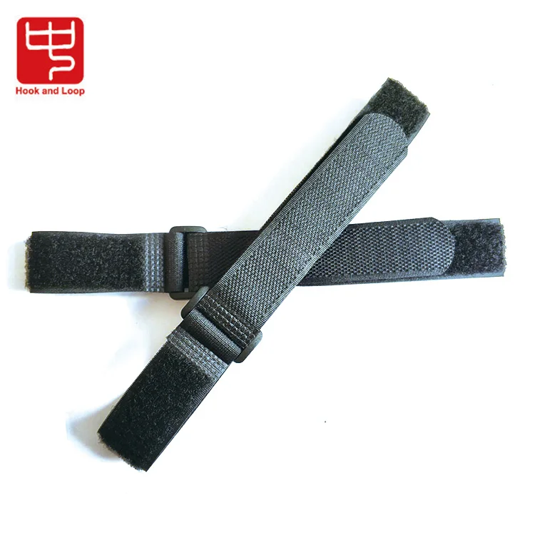 Wholesale colorful nylon adjustable hook and loop strap