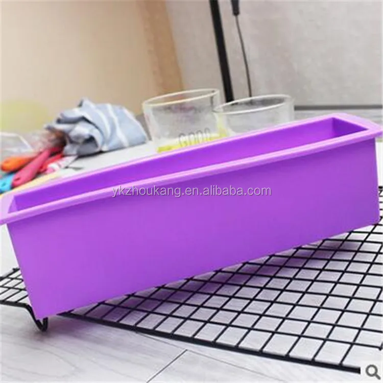 1.2KG 1200ML rectangle silicone handmade soap mold large