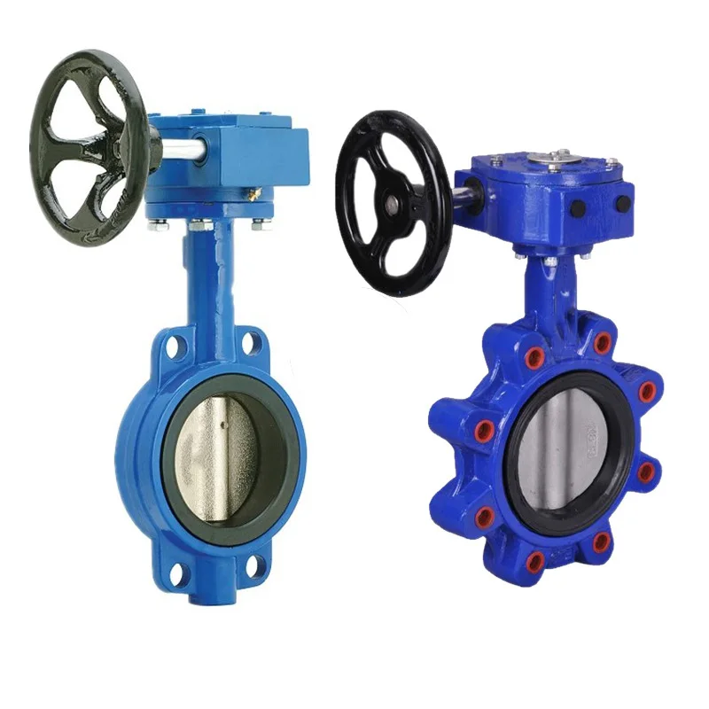 Factory Direct Selling Multi Standard Cast Iron Carbon Steel Manual Butterfly Valve