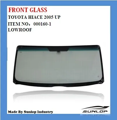 SUNLOP hiace front glass windshield #000160-1 fit for hiace 200 commuter van narrow body lowroof auto spare parts hiace kdh 200