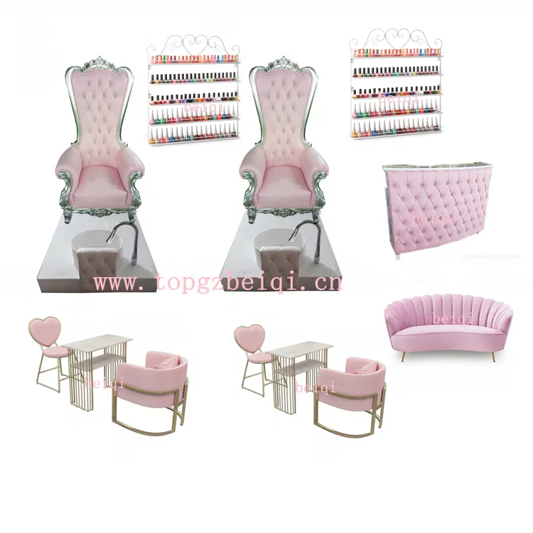 Modern nail salon no plumbing foot massage spa chair pedicure chair luxury