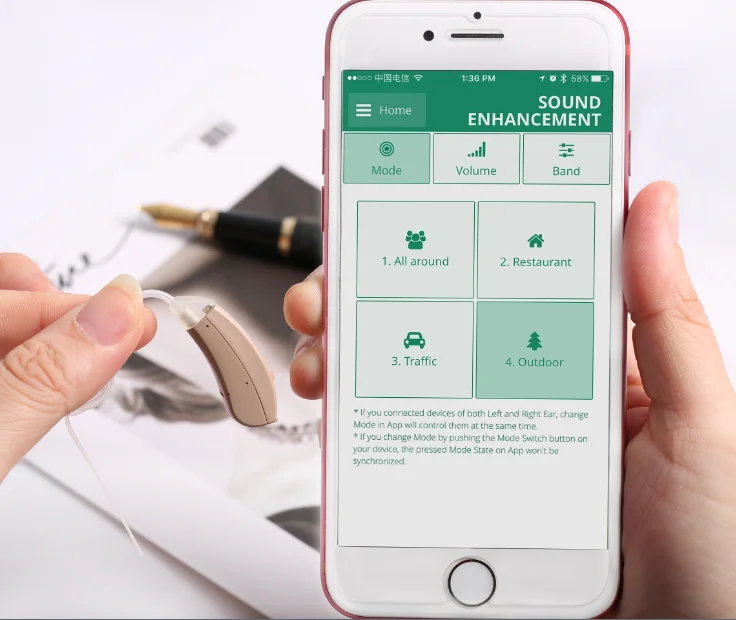 App control heairng aid FMA wireless hearing aid