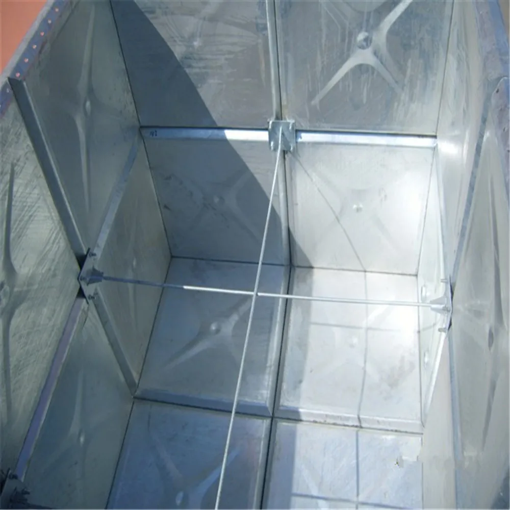 Insulated Galvanized steel sectional hot water tanks with best quality