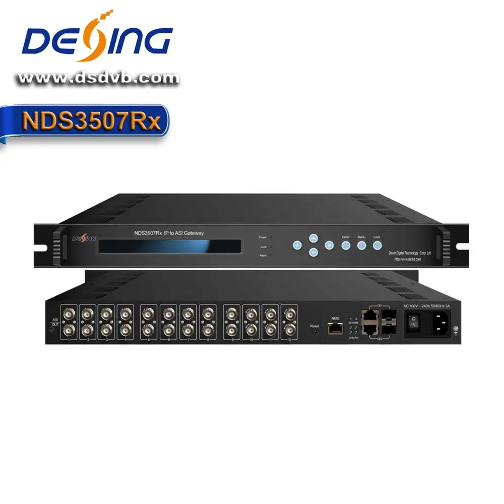 IP to ASI gigabits gateway converter