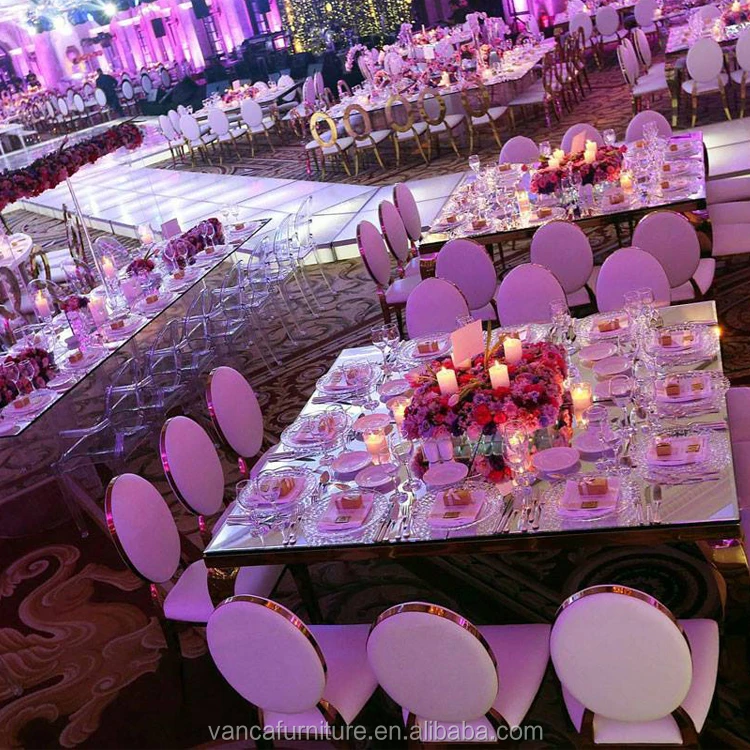 Fashionable romantic white wedding furniture wedding event chairs for sale