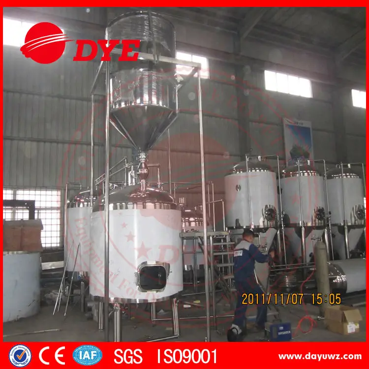 High quality beer production system for brewery from DYE Wenzhou