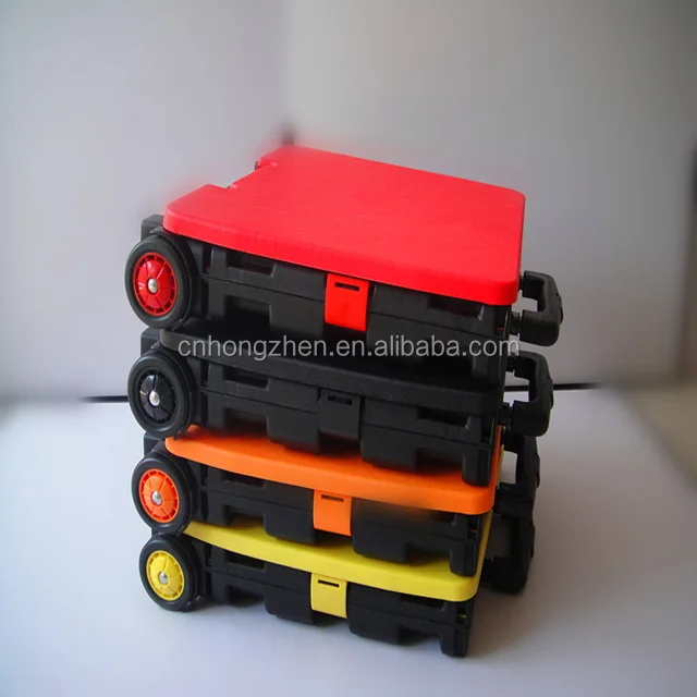 Корейский пластиковый материал и складная продуктовая тележка