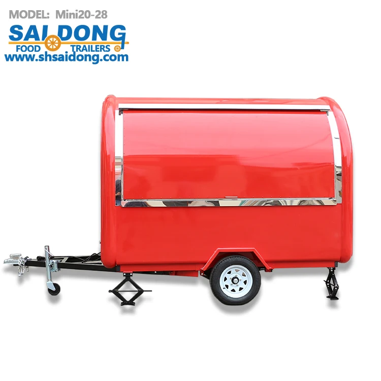 China Suppliers Towable Hot Dog Ice Cream Truck Food Trailer
