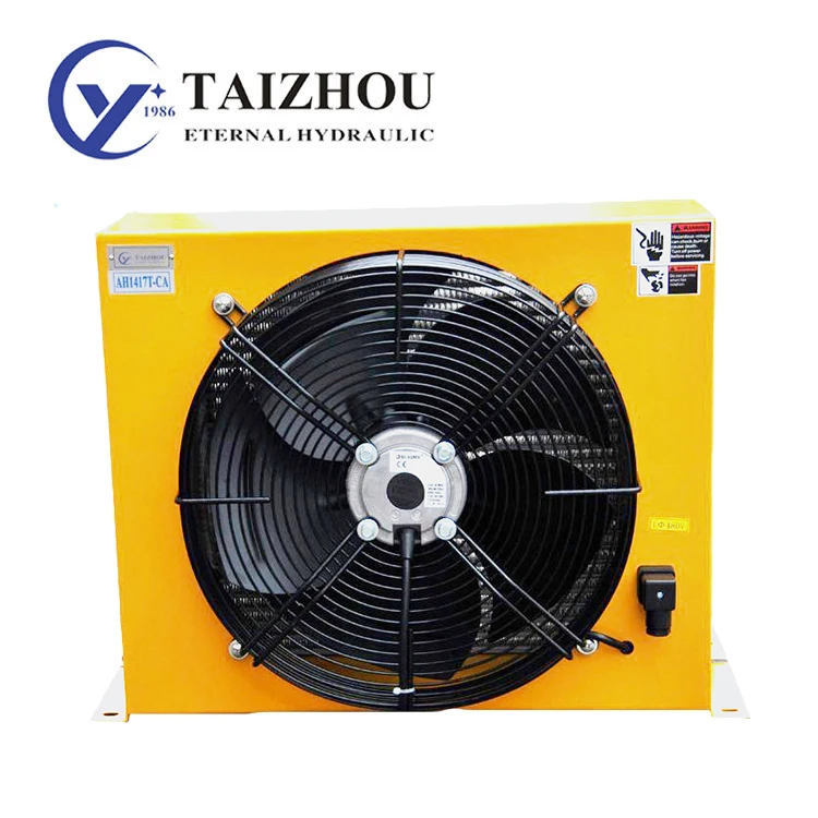 AH/AJ1417T DC 12V 24V Heat Exchange Industrial Hydraulic Air Cooler
