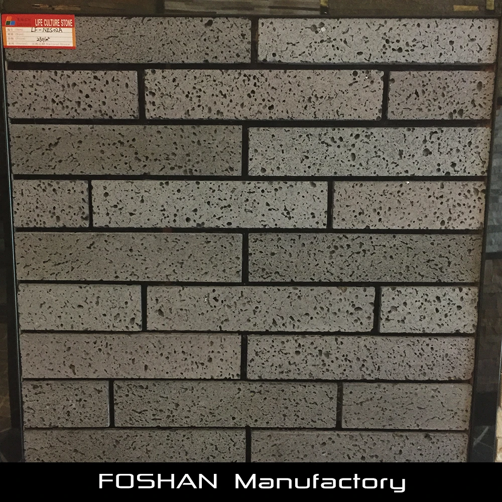 
Cheap and Natural Chinese Black Basalt Stone Wall Tile 