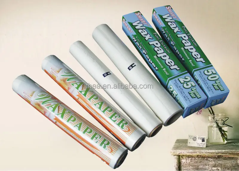 household food grade paper baking wax paper papel encerado colored baking paper