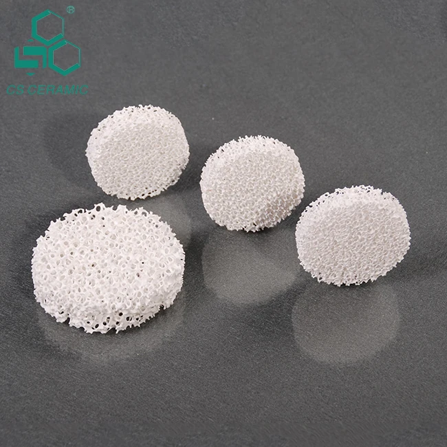 Глинозем муллит пористой пены корунд керамические плиты фильтр импортных товаров Китая