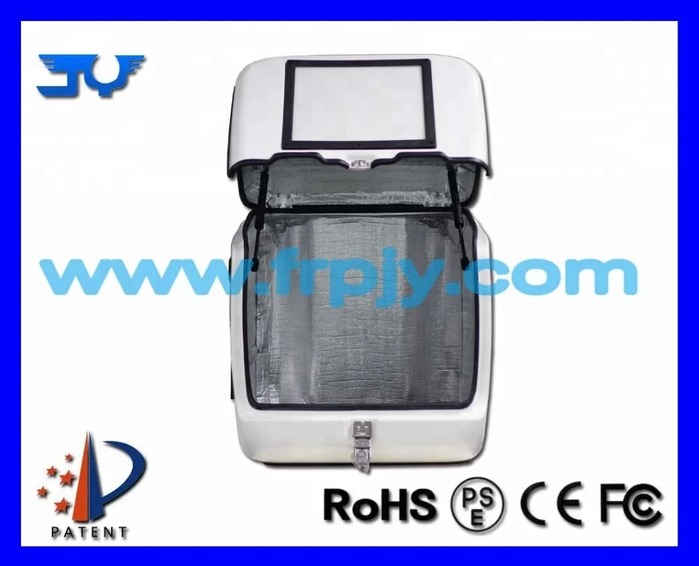 
motorbike box with Anti-slip Rubber Pad And Three Advertising LED Plate JYC-07 