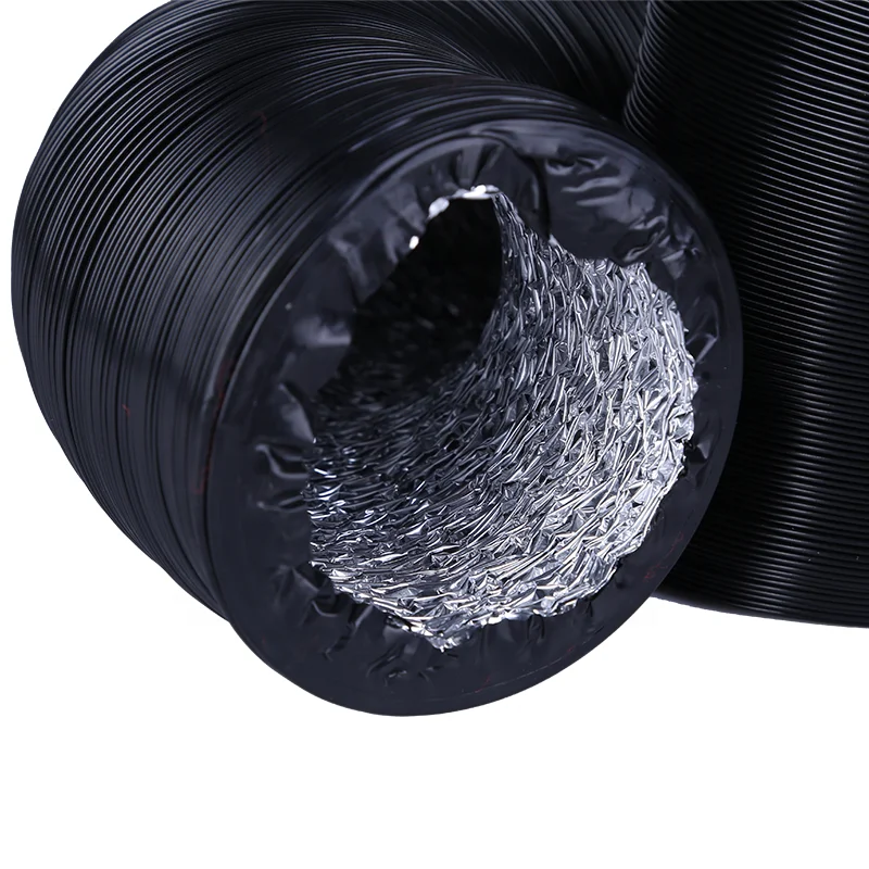 Hot Sale PVC Aluminum Foil Composite Pipe Plastic Air Conditioner Duct