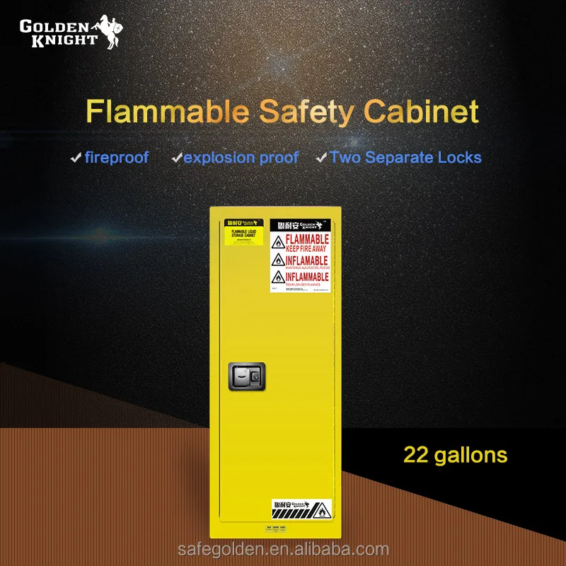 Golden Knight  22Gal chemical storage cabinet, flammable chemistry safety storage cabinet used in lab