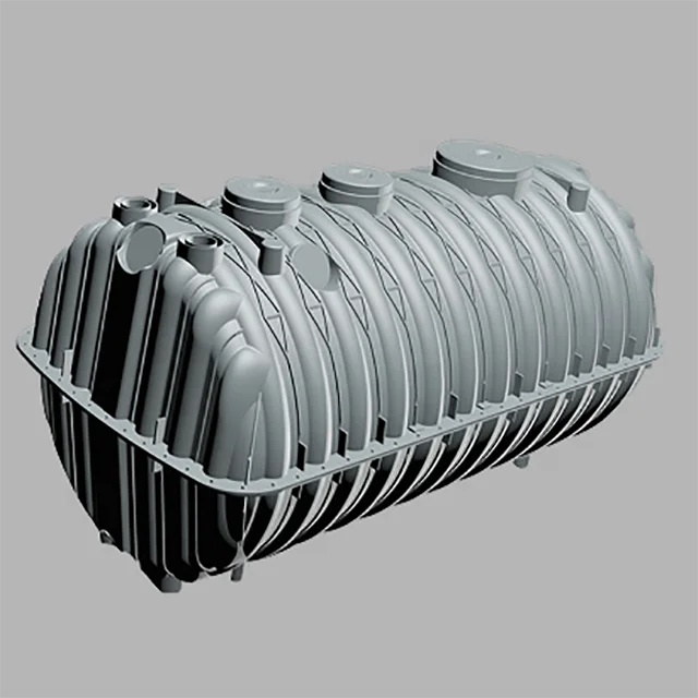 Септический резервуар из ПЭ и ПП для очистки сточных вод в школьном туалете, домашний септический резервуар для семьи