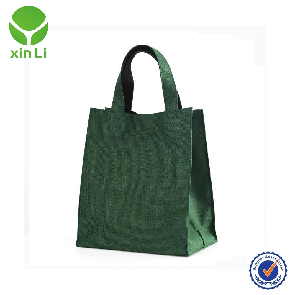 Многоразовая большая сумка-тоут для продуктов с усиленной ручкой