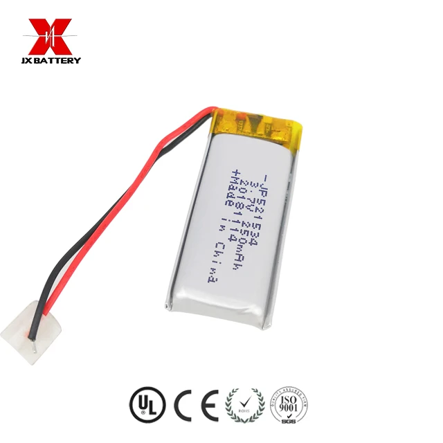 best quality pouch rechargeable lithium polymer battery 521534 250mah 3.7v with pcm
