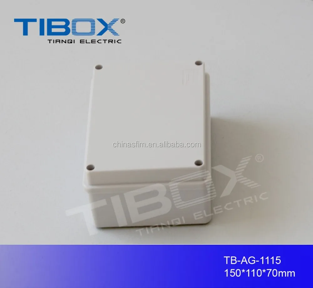 TIBOX Weatherproof Plastic distribution box IP65 enclosure 8 module oudoor using