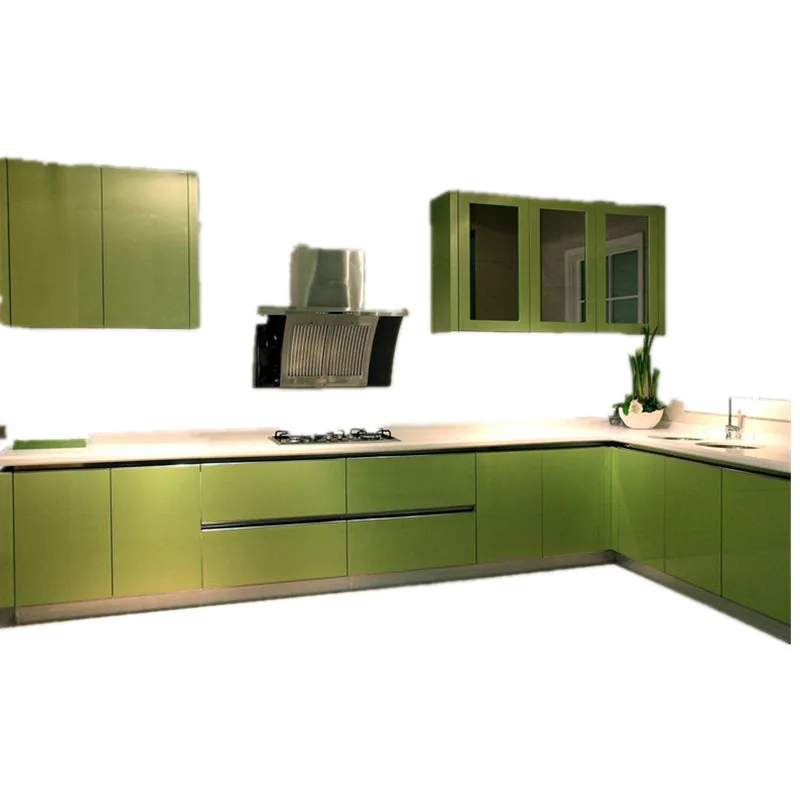 Malaysia hot sell inexpensive wood veneer kitchen cabinet