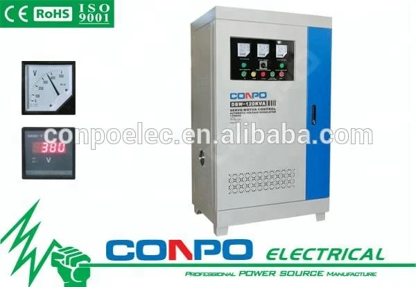 DBW-180KVA Servomotor-type Single Phase Full-automatic compensated Voltage Stabilizer Regulator AVR 220VAC/230VAC/240VAC