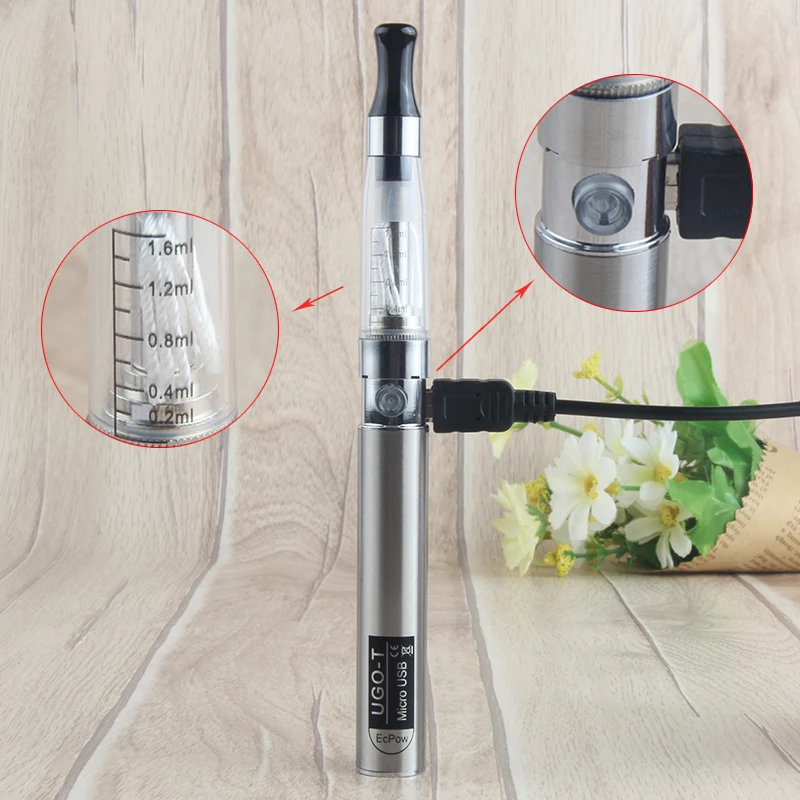 
2019 electronic cigarette Starter Kit 650mah Battery vape pen vaporizer UGO CE4 with USB Charger 