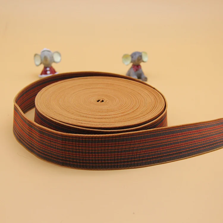 High quality custom elastic webbing sofa elastic tape