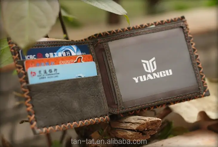 Genuine leather wallets for men by hand made