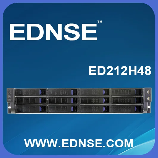 Ed212 h48 2u 12 hdd бухты sata/мини- с.а.с ednse стоечный сервер шасси сервера компьютеры случае