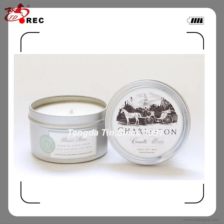 alibaba luxury candle box, metal tin jars, offer free sample