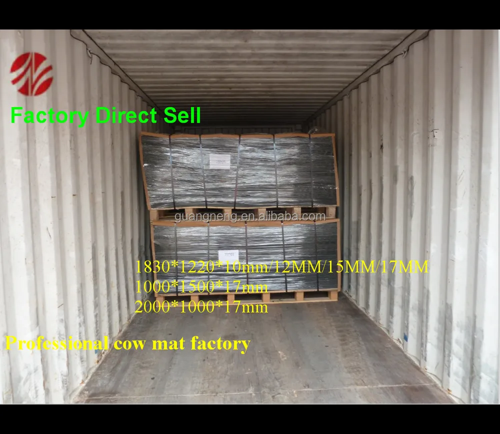 High strength rubber cow bed cattle mats for sale