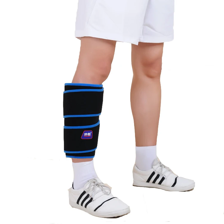 Reusable gel ice pack for sports injuries pain relief