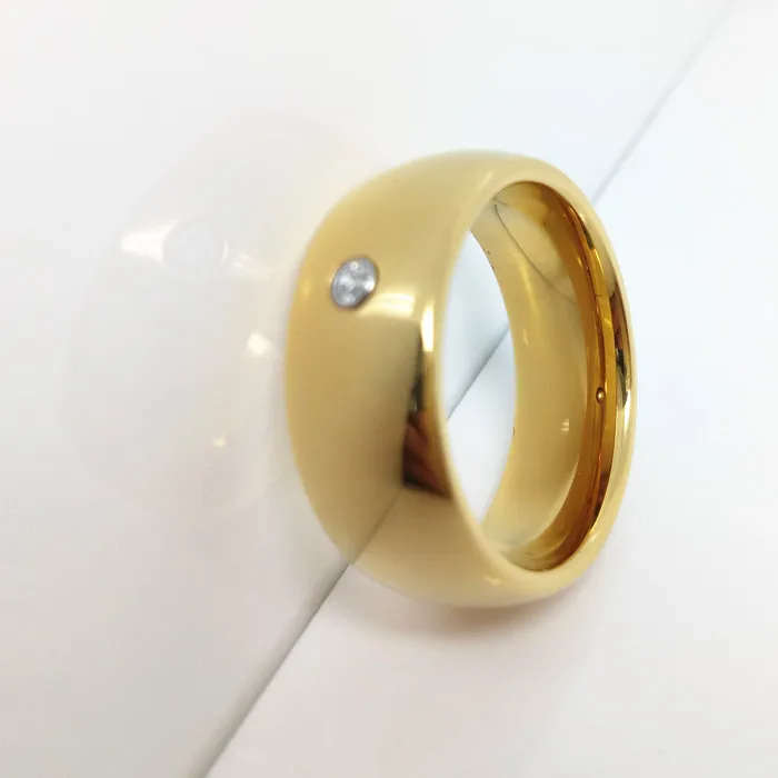 Factory wholesale quality tungsten carbide wedding rings gold