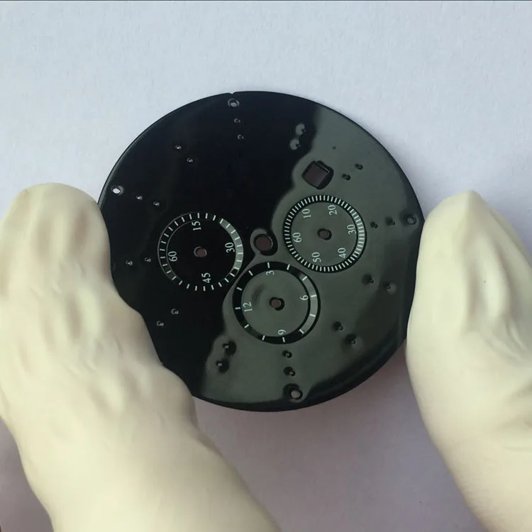 Эмаль часы циферблат части изготовление пользовательских латунь материал часы часть высокое качество циферблат
