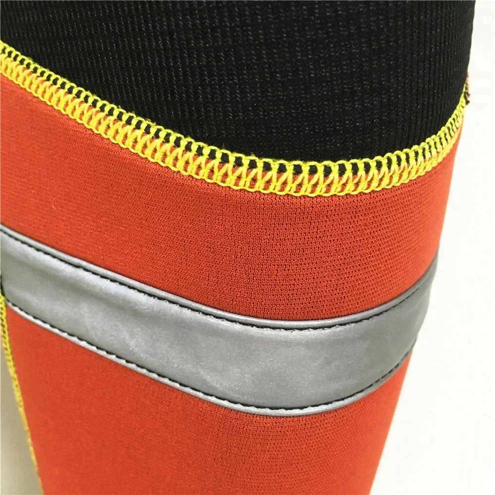 Мужской оранжевый неопреновый костюм 3 мм с эластичными панелями для подводного плавания, подводного плавания, серфинга, плавательного Гидрокостюма