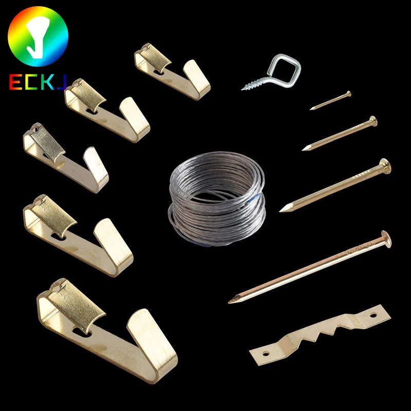 
200 pcs photo picture hooks picture hangers hanging assortment kit 