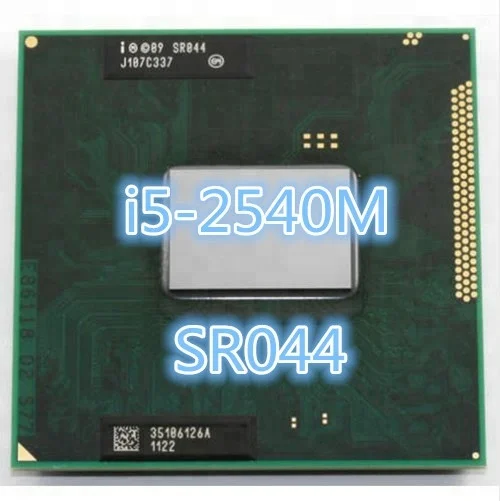 original Intel Core i5 2540M CPU 3M 2.6GHz socket G2 Dual-Core Laptop processor i5-2540m for HM65 HM67 QM67 HM76