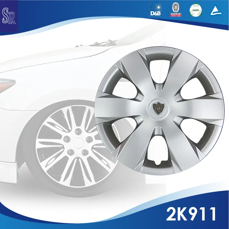 Universal rims wheels 16 inch silver ABS car wheel cover with wires