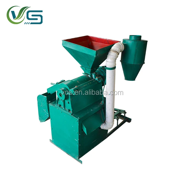 Dry coffee bean peeler and peeling machine, paddy rice mill machine