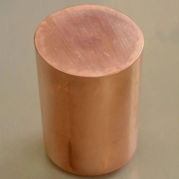 
High pure 99.9999% 6N copper ingot for superconductor and solar energy thin film coating use 