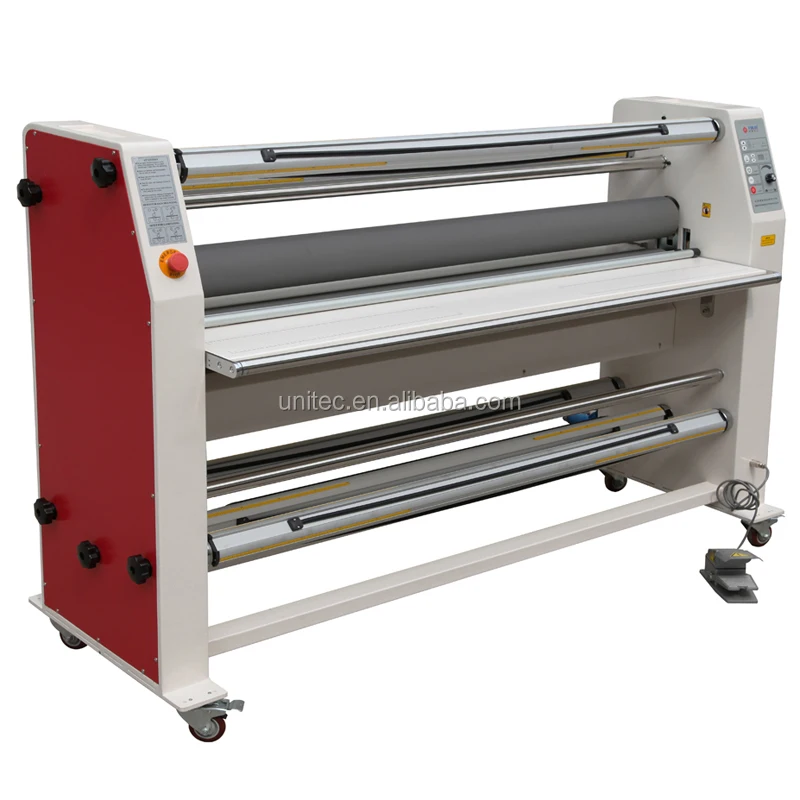 Automatic 1600mm width hot and cold laminating machine