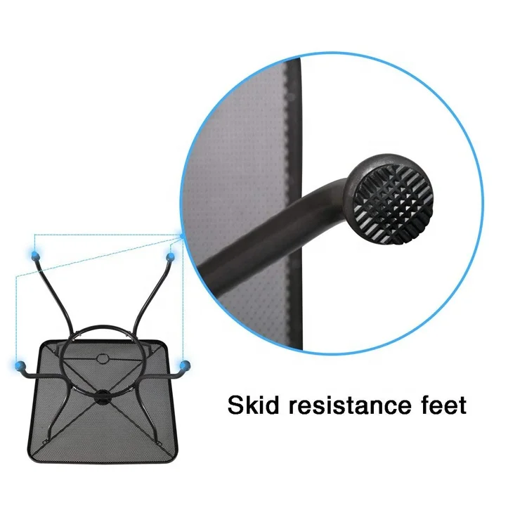 Steel Mesh Outdoor Metal Garden Table