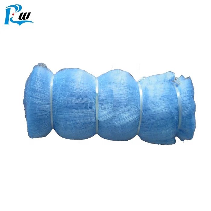 Nylon monofilament fishing nets for wholesale knotted trammel net portable free sample China made fair price