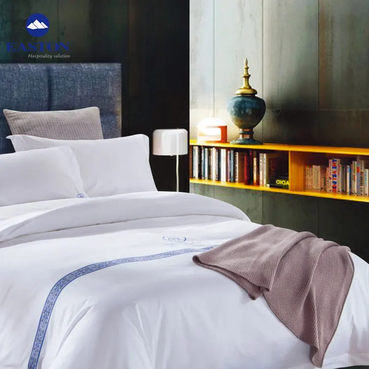 100% Cotton Superior Quality Hotel Bedding Set Satin