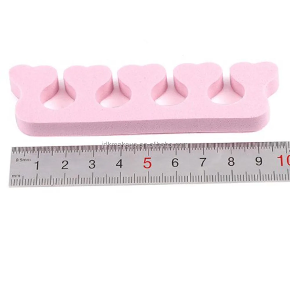  Hot sale soft sponge finger separator Makeup gel toe separators     Информация о