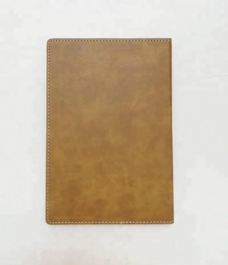 Custom PU hardcover A5 notebook dairy with emboss logo