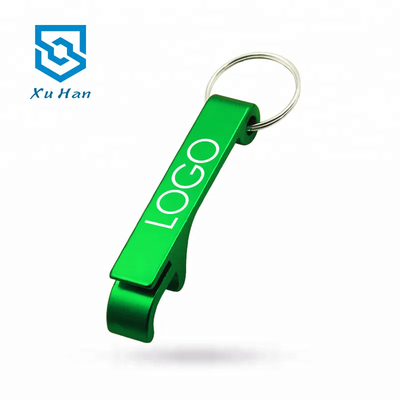 Manufacturer direct sales, aluminum alloy bottle opener small gift can be customized LOGO