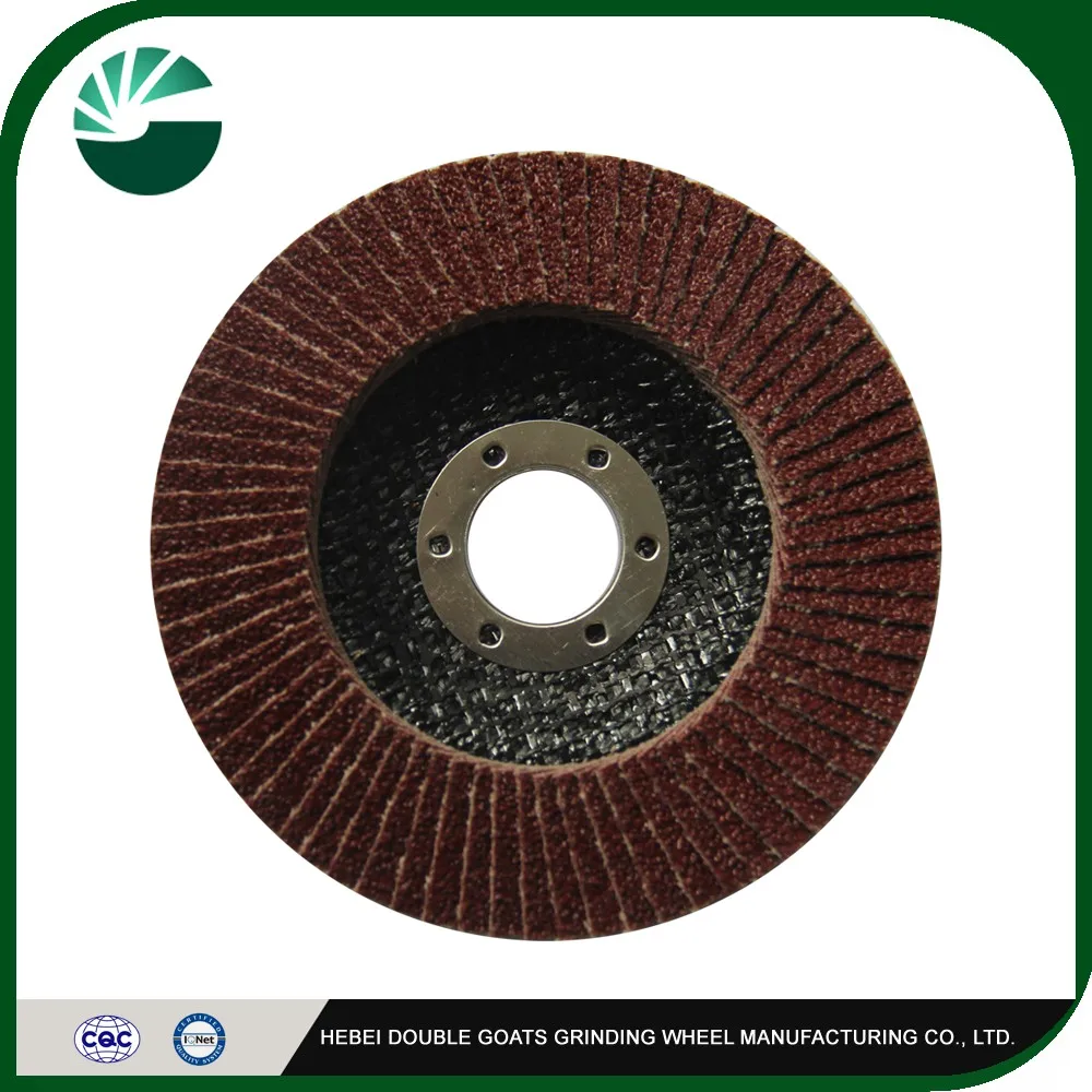 Canton fair exhibitor Grassland VSM MPA EN12413 metal flap disc 115mm disco flap
