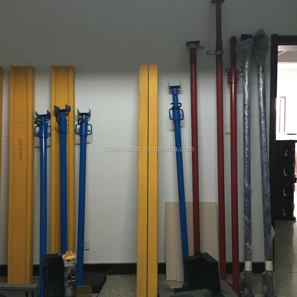 Building construction materials steel support props